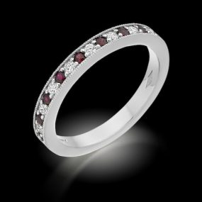ruby diamond ring